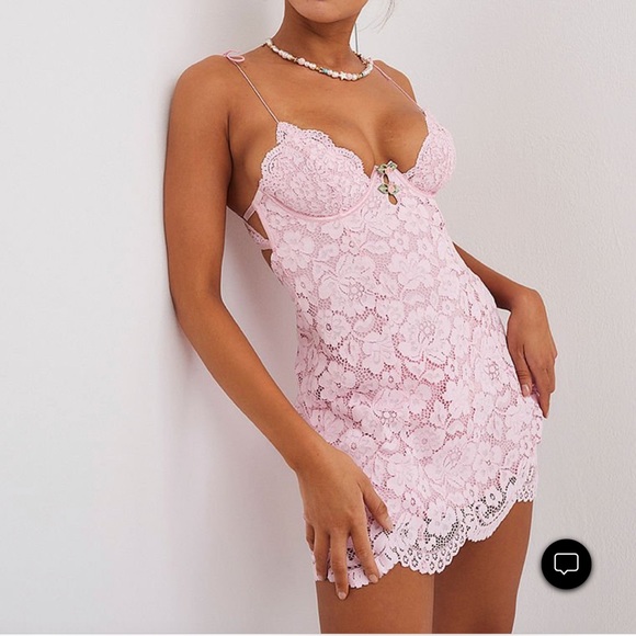 For Love And Lemons | Dresses | For Love Lemons Creamsicle Lace Slip Dress | Poshmark